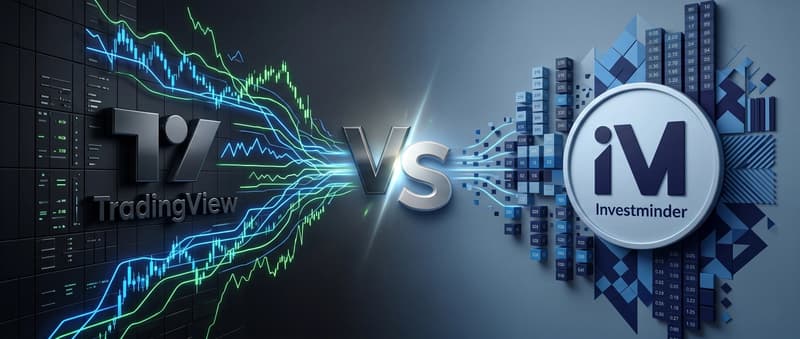 Vergleich Investminder und TradingView